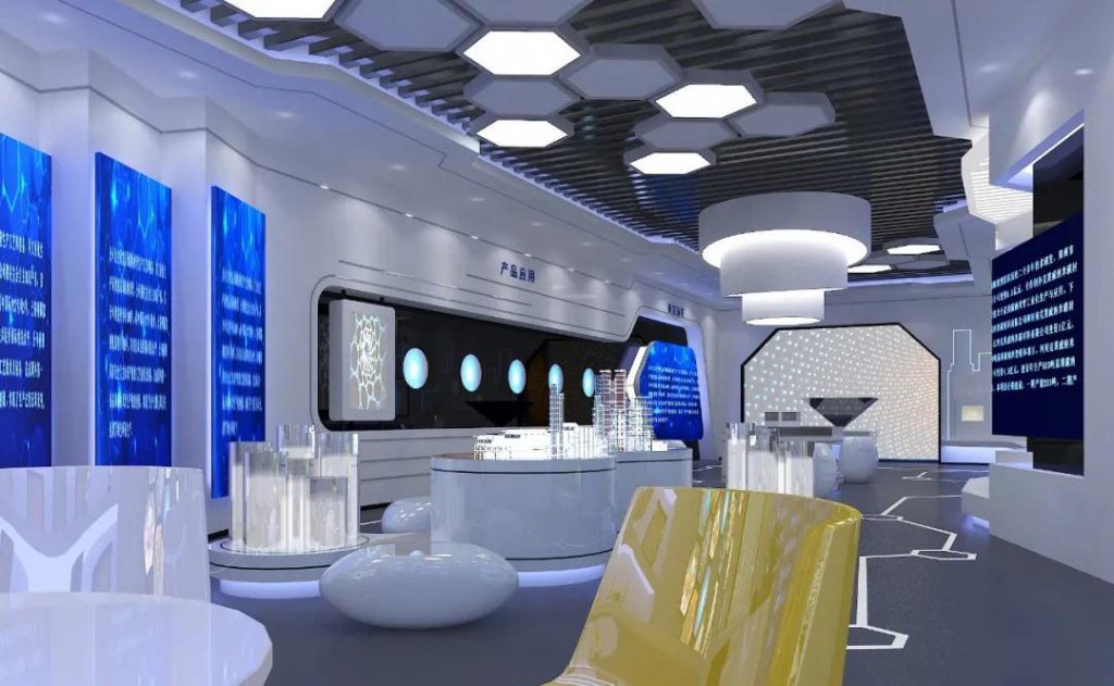 巖星建設(shè)|科技企業(yè)展廳設(shè)計(jì)插圖(1)