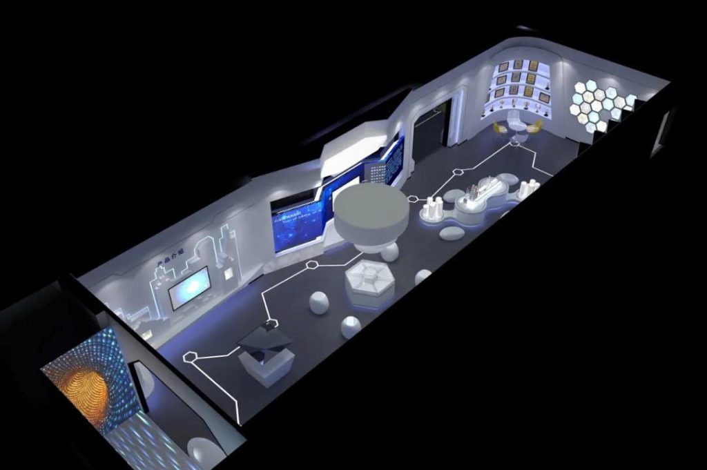 巖星建設(shè)|科技企業(yè)展廳設(shè)計(jì)插圖(4)