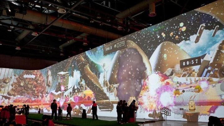 墻面互動(dòng)投影上互動(dòng)廣告的新形式插圖