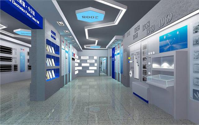 設計展廳時要注意的幾個原則。插圖 多媒體展廳設計